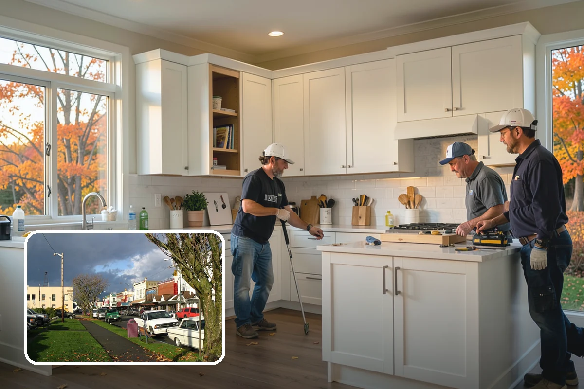 Inset Cabinet Installation in Arlington, Snohomish County, WA - Refined, furniture-quality appearance