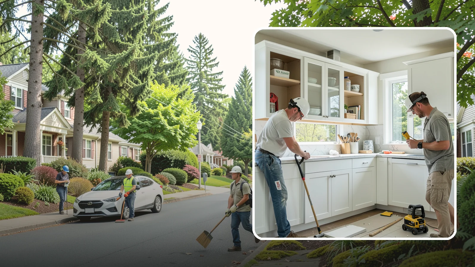 Inset Cabinet Installation in Beaux Arts Village, King County, WA - Installing precision inset cabinets whose doors sit flush within the frame for a refined, custom look.