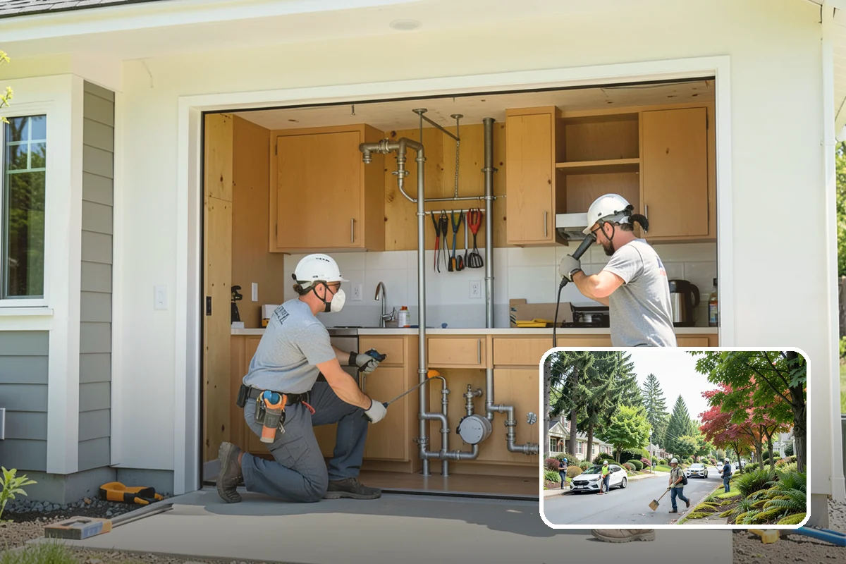 Inset Cabinet Installation in Beaux Arts Village, King County, WA - Refined, furniture-quality appearance