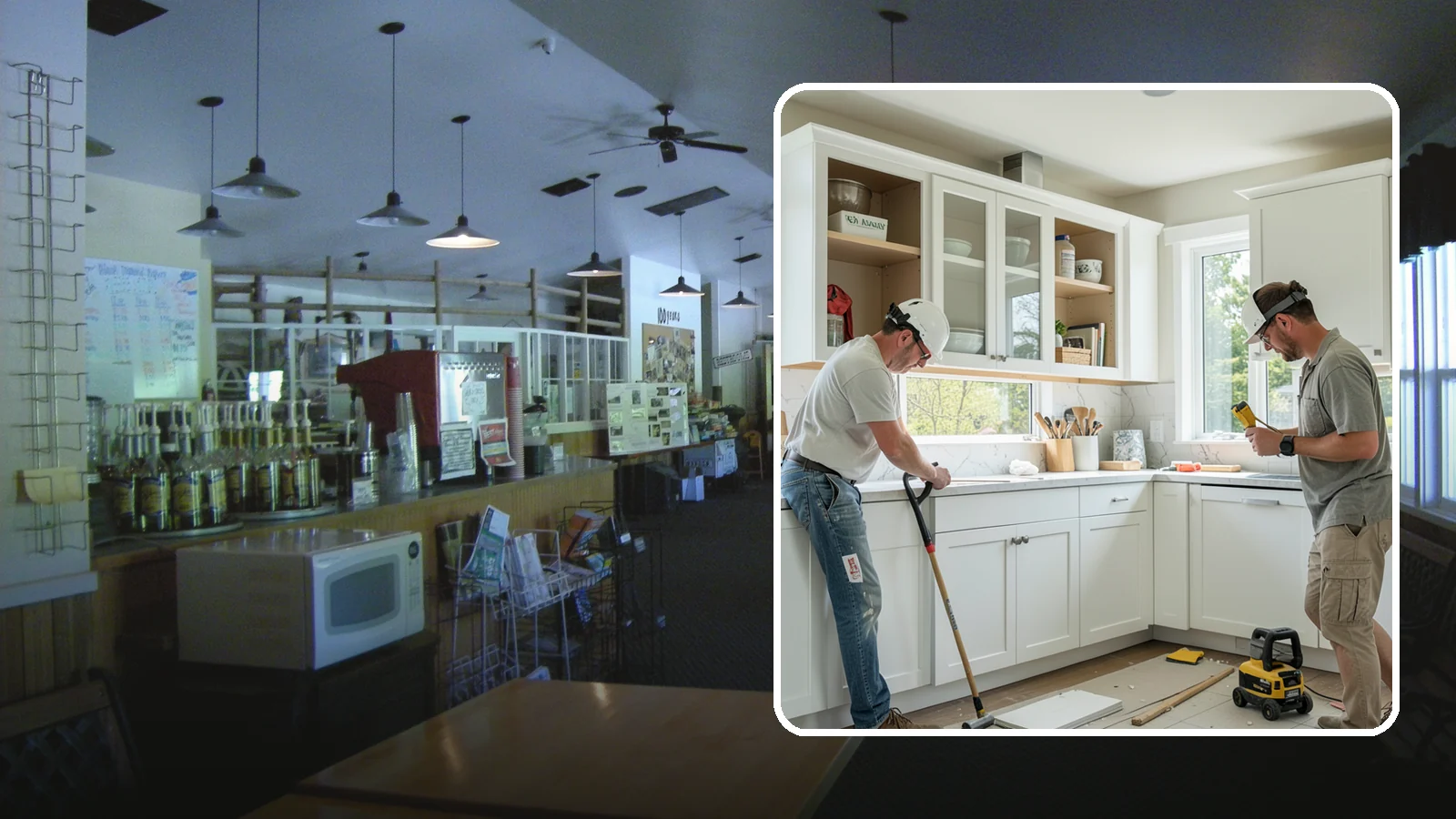 Inset Cabinet Installation in Black Diamond, King County, WA - Installing precision inset cabinets whose doors sit flush within the frame for a refined, custom look.