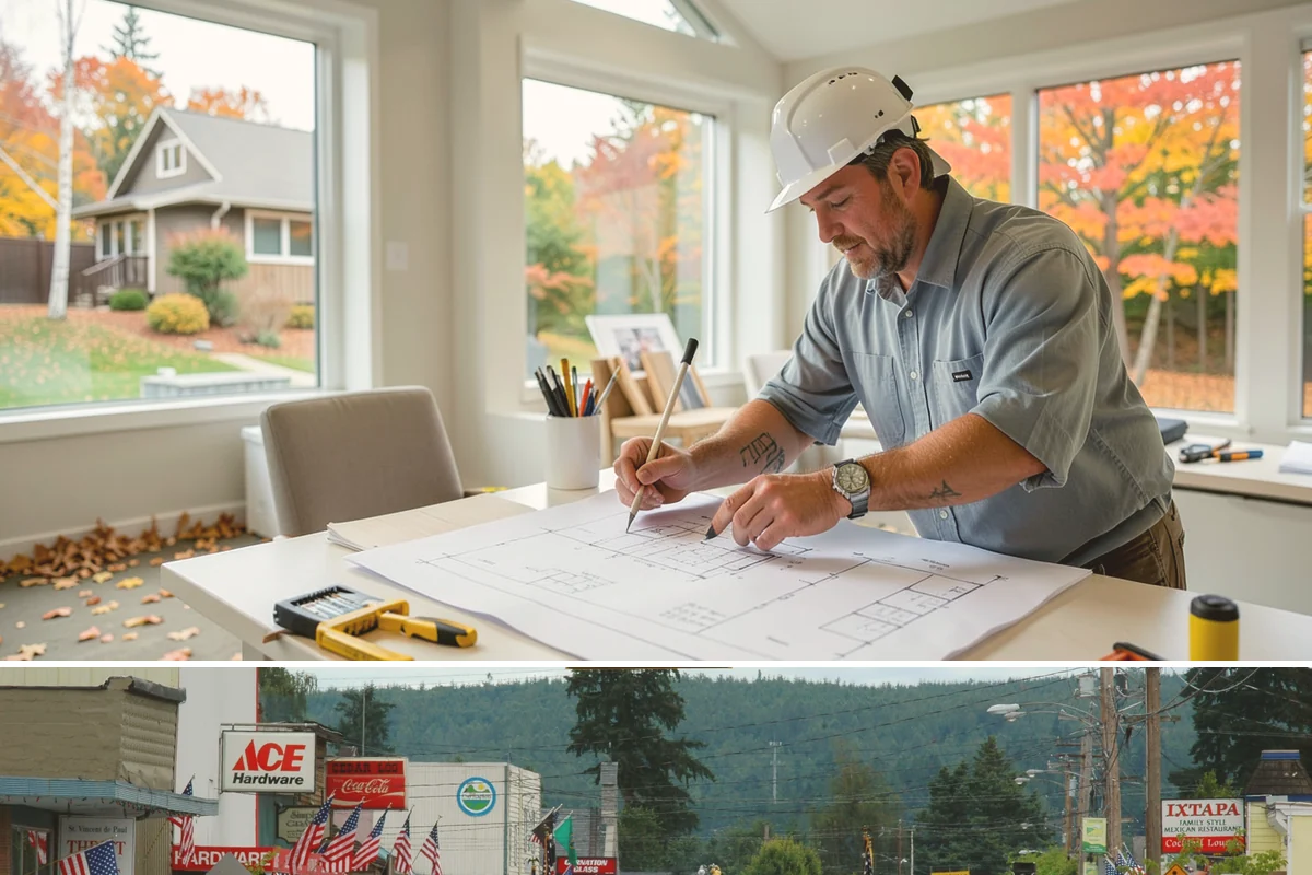 Inset Cabinet Installation in Carnation, King County, WA - Inset cabinetry is climate-controlled indoor work scheduled any time of year.