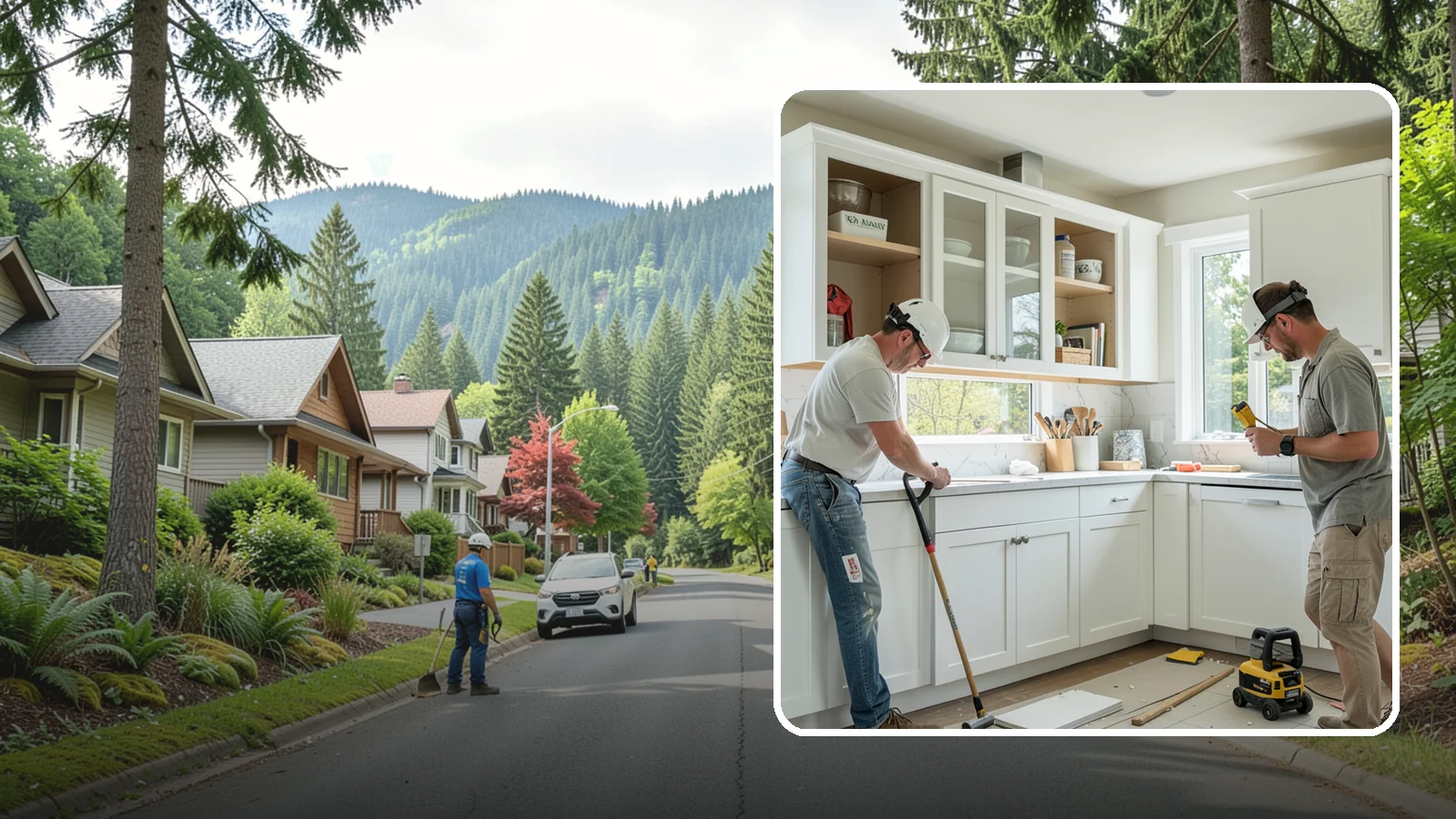 Inset Cabinet Installation in Darrington, Snohomish County, WA - Installing precision inset cabinets whose doors sit flush within the frame for a refined, custom look.