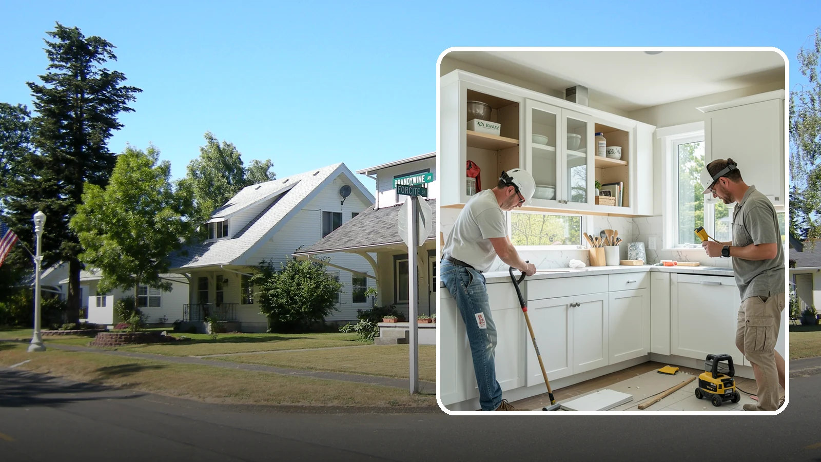 Inset Cabinet Installation in DuPont, Pierce County, WA - Installing precision inset cabinets whose doors sit flush within the frame for a refined, custom look.