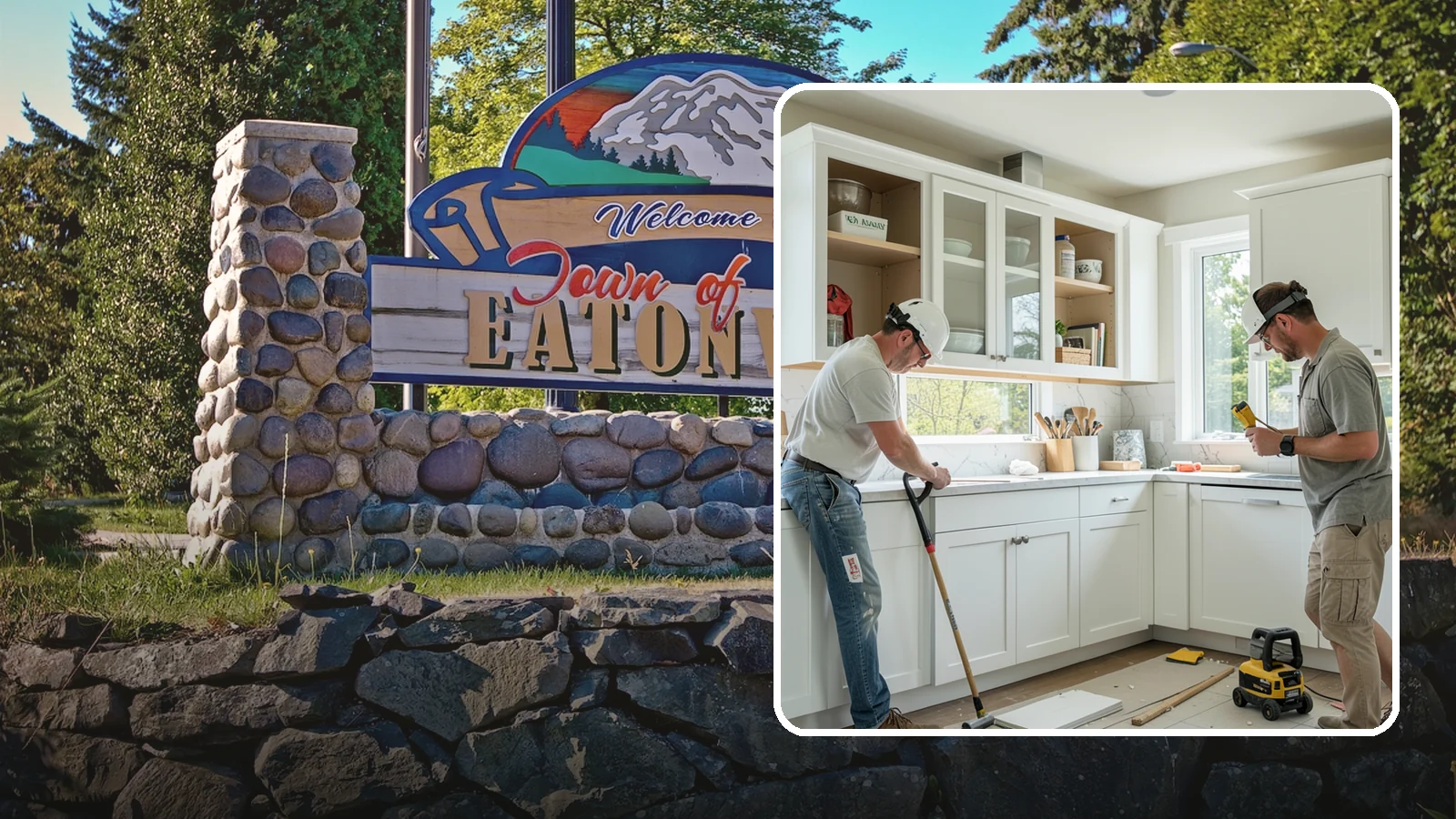 Inset Cabinet Installation in Eatonville, Pierce County, WA - Installing precision inset cabinets whose doors sit flush within the frame for a refined, custom look.