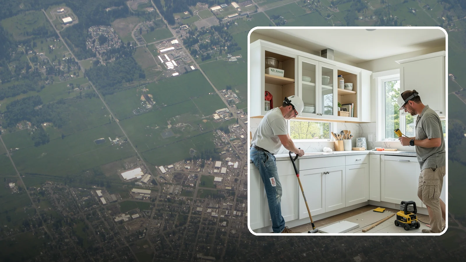 Inset Cabinet Installation in Enumclaw, King County, WA - Installing precision inset cabinets whose doors sit flush within the frame for a refined, custom look.