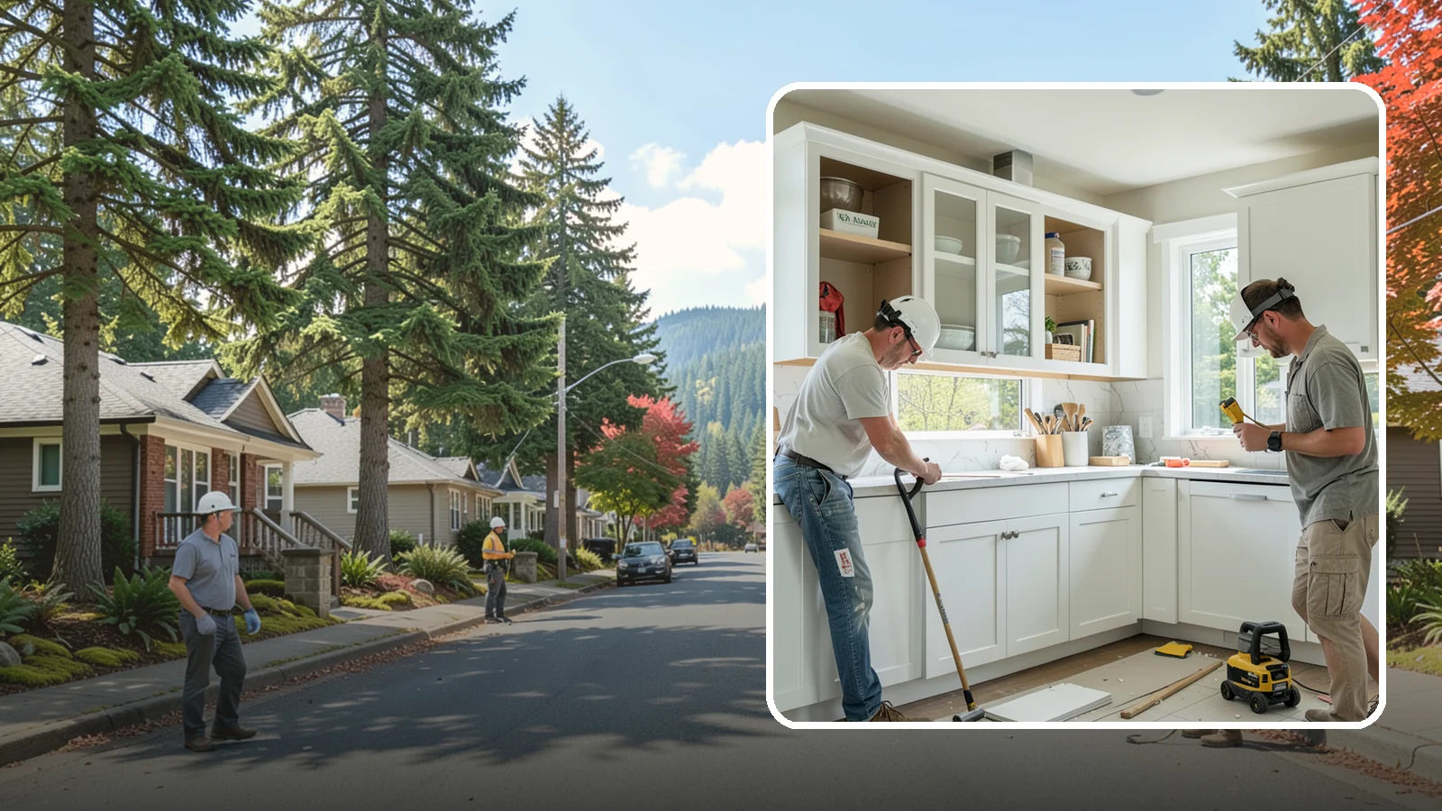 Inset Cabinet Installation in Hunts Point, King County, WA - Installing precision inset cabinets whose doors sit flush within the frame for a refined, custom look.