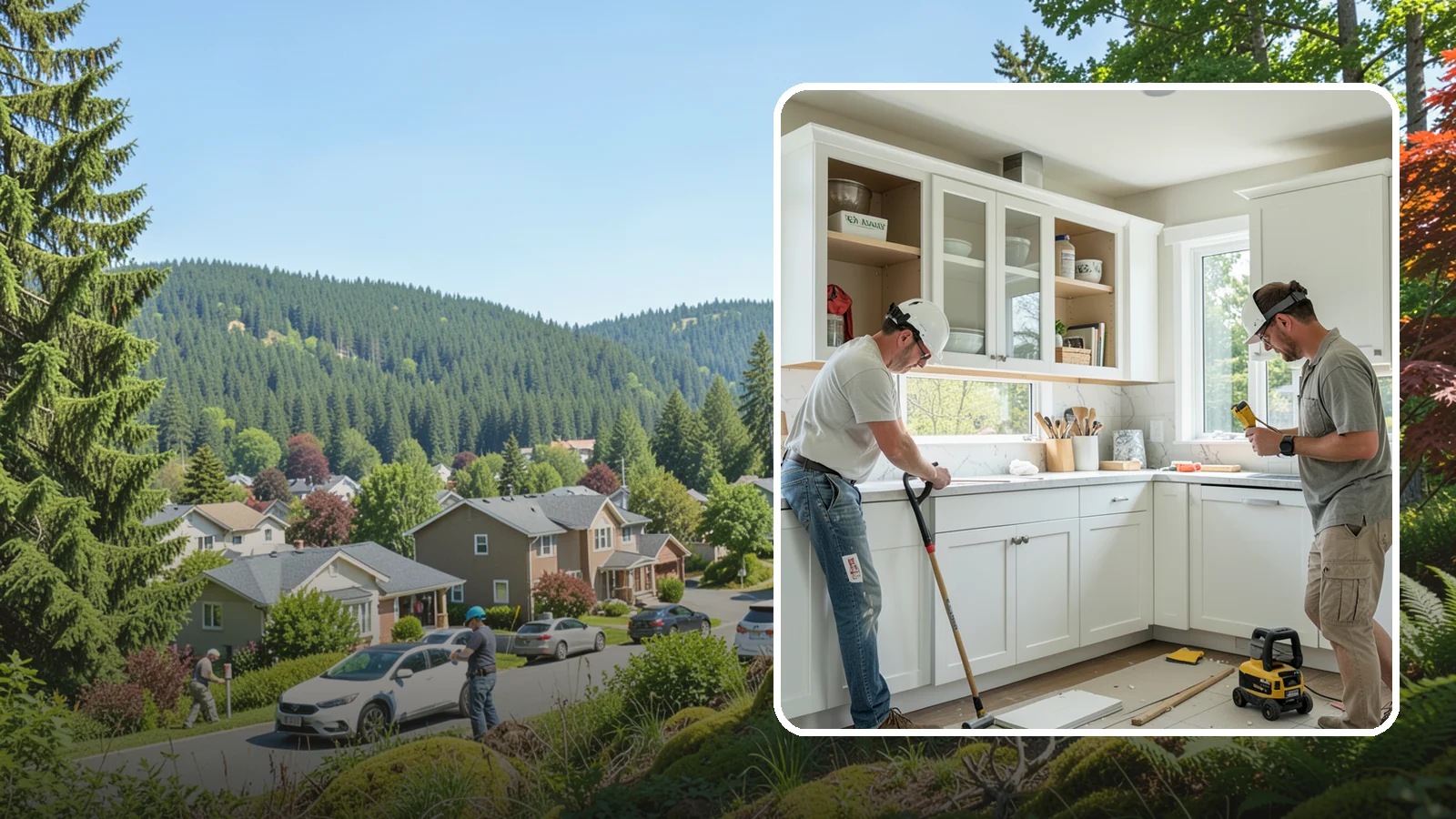 Inset Cabinet Installation in Index, Snohomish County, WA - Installing precision inset cabinets whose doors sit flush within the frame for a refined, custom look.