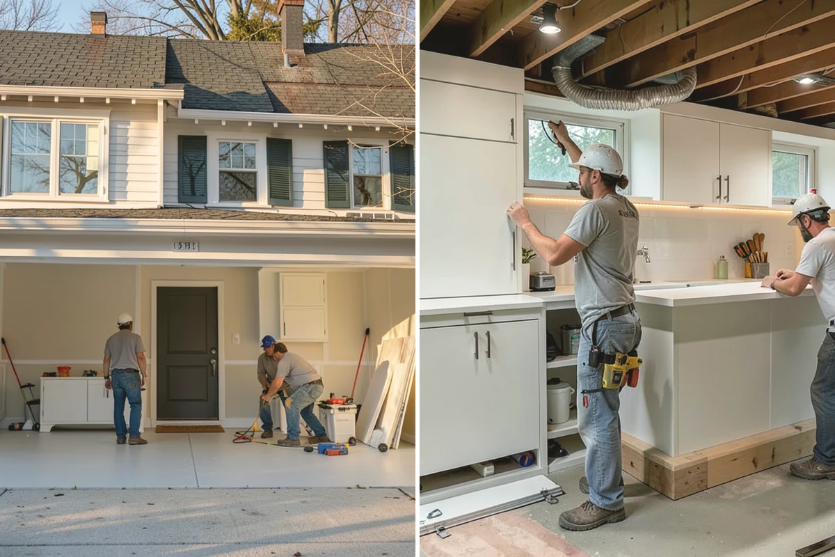 Inset Cabinet Installation in Issaquah, King County, WA - Confirm layout and check openings for square