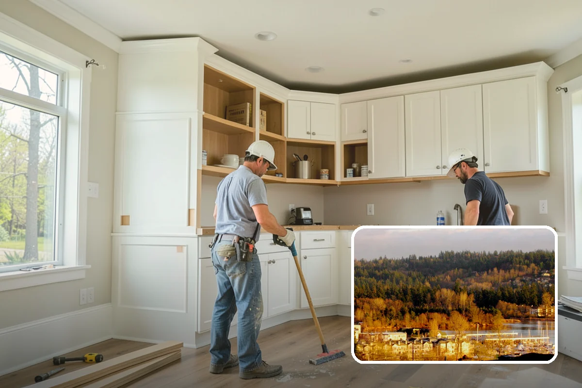 Inset Cabinet Installation in Kenmore, King County, WA - Refined, furniture-quality appearance