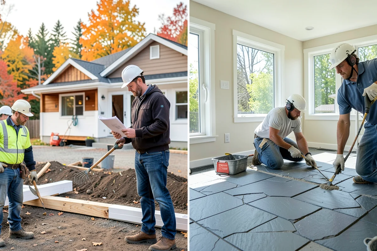 Inset Cabinet Installation in Kenmore, King County, WA - Confirm layout and check openings for square
