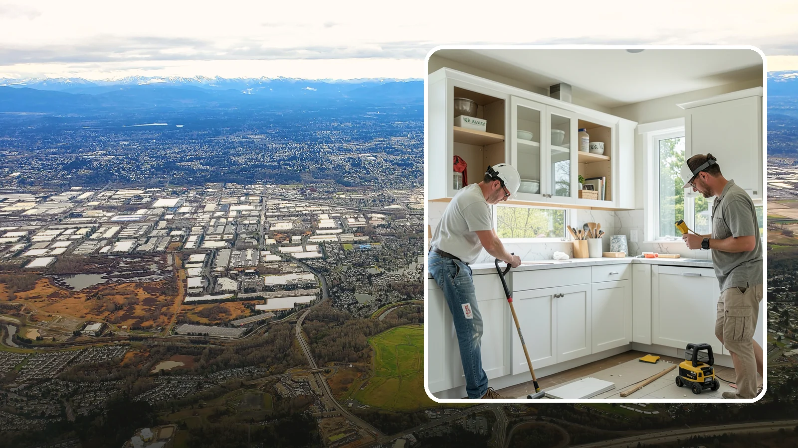 Inset Cabinet Installation in Kent, King County, WA - Installing precision inset cabinets whose doors sit flush within the frame for a refined, custom look.