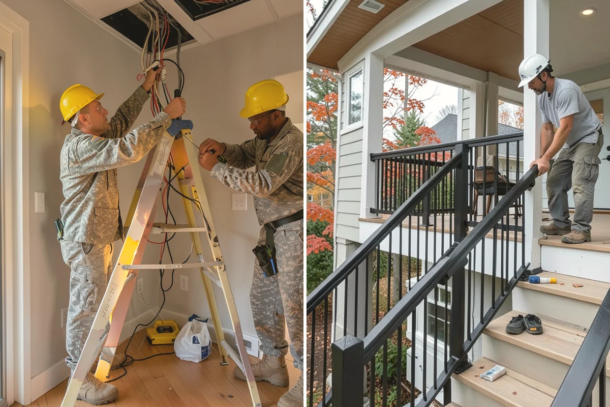 Inset Cabinet Installation in La Conner, Skagit County, WA - Confirm layout and check openings for square
