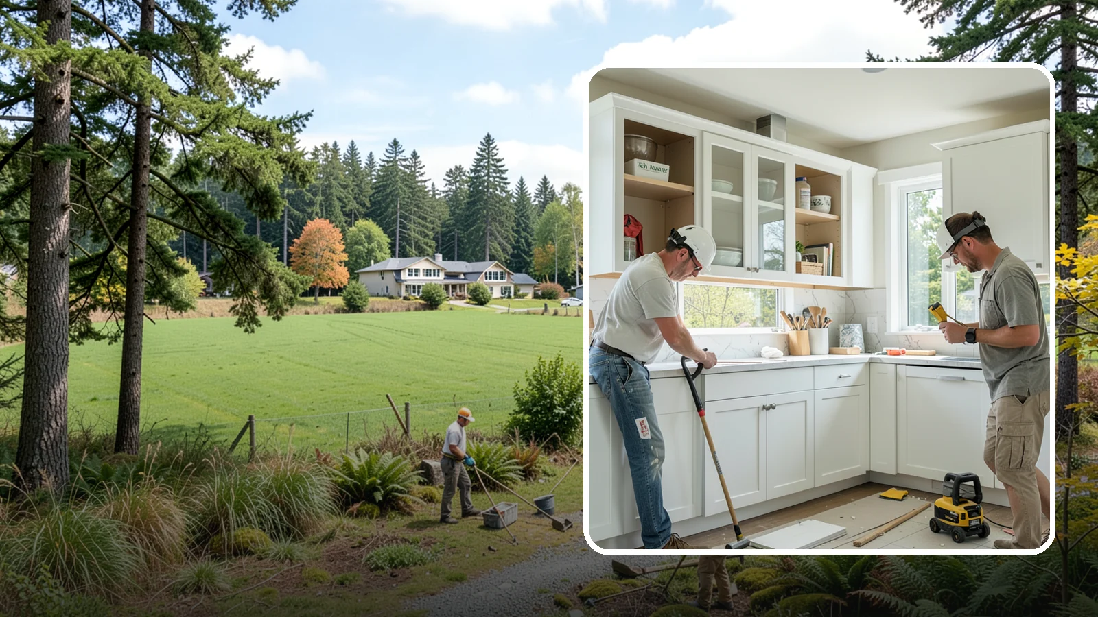 Inset Cabinet Installation in Lyman, Skagit County, WA - Installing precision inset cabinets whose doors sit flush within the frame for a refined, custom look.