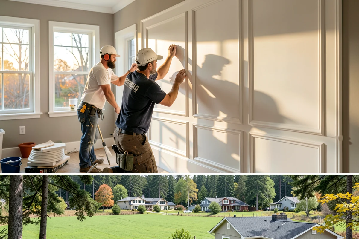 Inset Cabinet Installation in Lyman, Skagit County, WA - Inset cabinetry is climate-controlled indoor work scheduled any time of year.