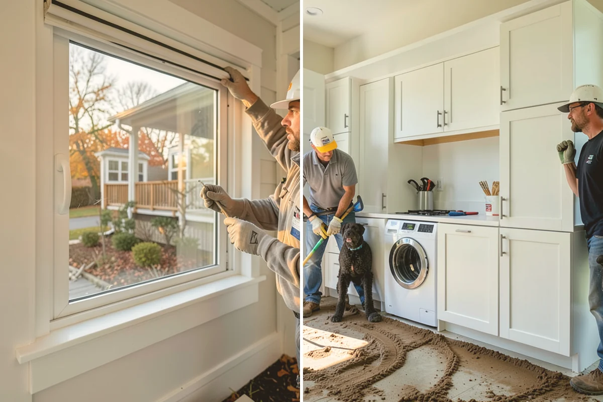 Inset Cabinet Installation in Mount Vernon, Skagit County, WA - Confirm layout and check openings for square