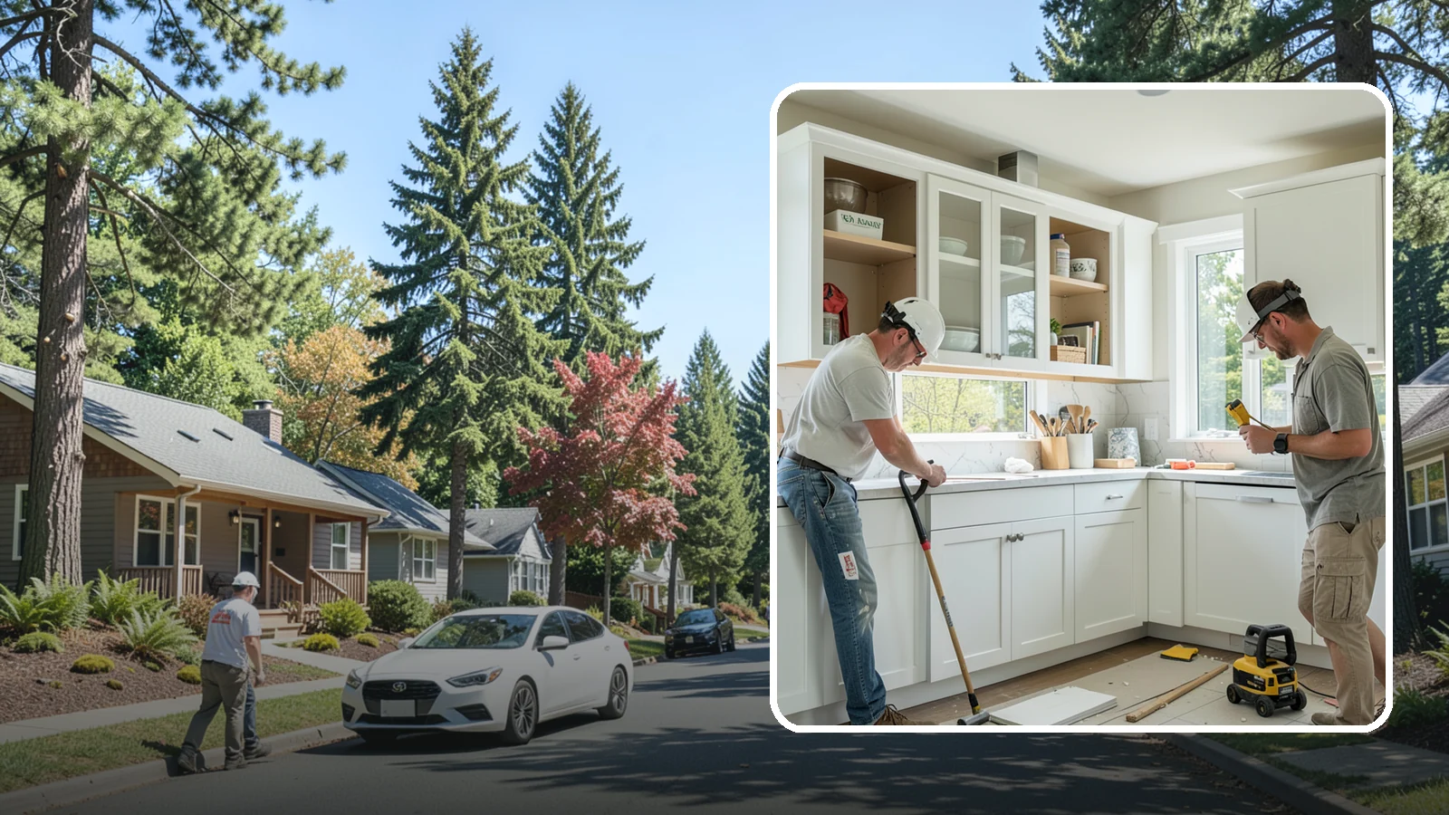 Inset Cabinet Installation in Orting, Pierce County, WA - Installing precision inset cabinets whose doors sit flush within the frame for a refined, custom look.