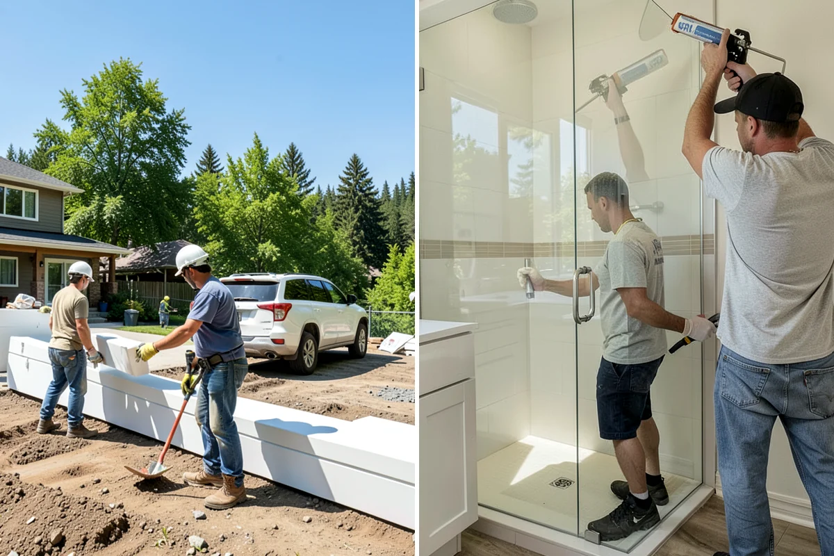 Inset Cabinet Installation in Pacific, King County, WA - Confirm layout and check openings for square