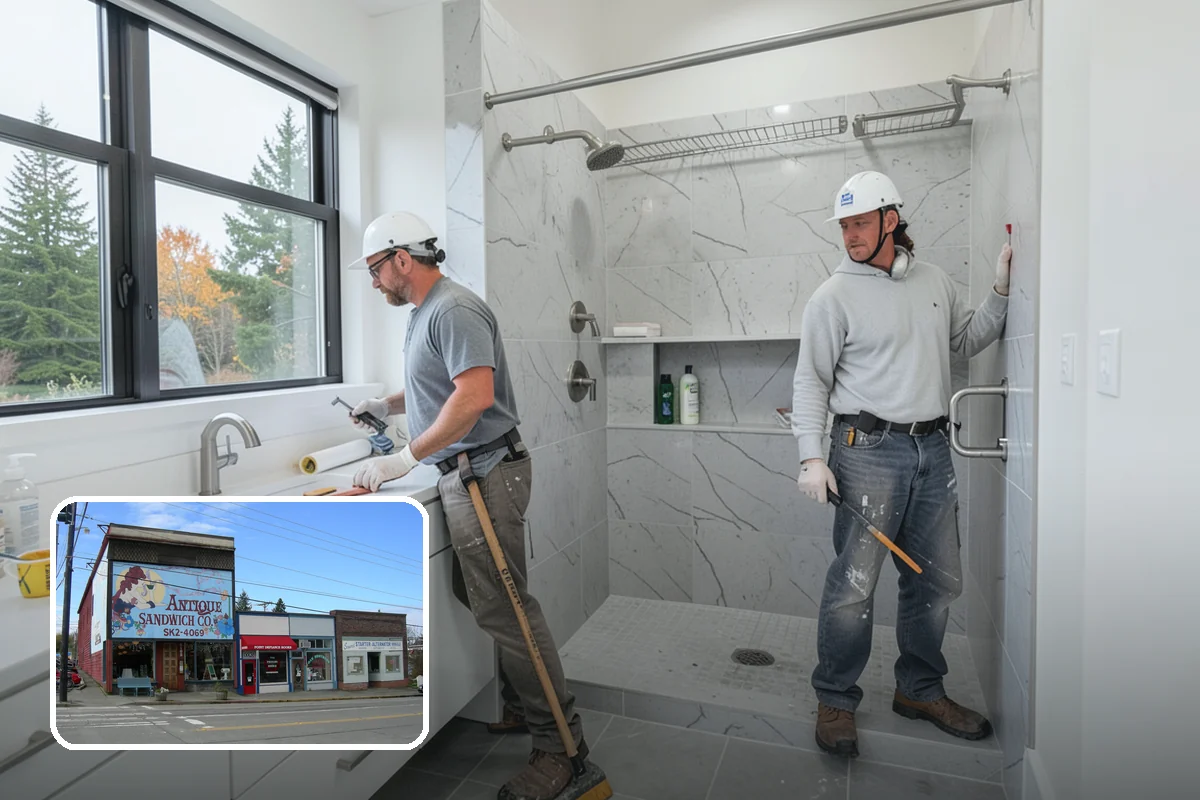 Inset Cabinet Installation in Ruston, Pierce County, WA - Refined, furniture-quality appearance