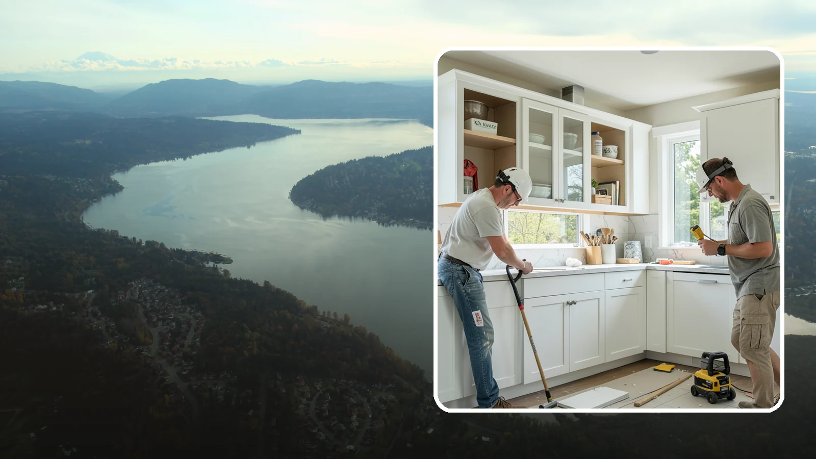Inset Cabinet Installation in Sammamish, King County, WA - Installing precision inset cabinets whose doors sit flush within the frame for a refined, custom look.