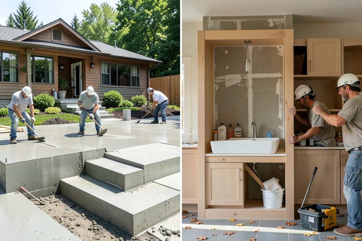 Inset Cabinet Installation in Seattle, King County, WA - Confirm layout and check openings for square