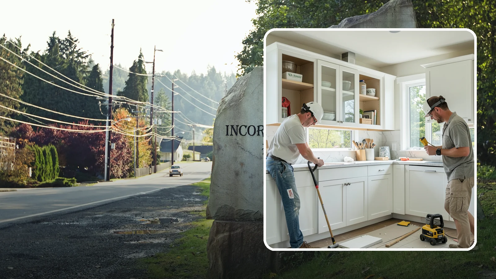 Inset Cabinet Installation in Wilkeson, Pierce County, WA - Installing precision inset cabinets whose doors sit flush within the frame for a refined, custom look.