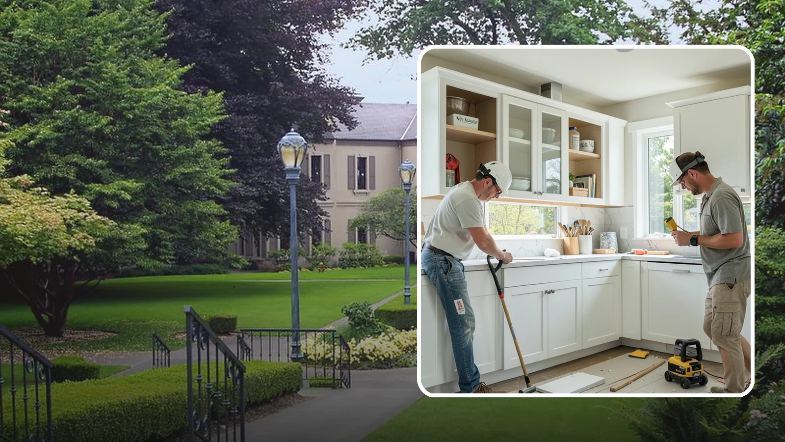 Inset Cabinet Installation in Woodinville, King County, WA - Installing precision inset cabinets whose doors sit flush within the frame for a refined, custom look.