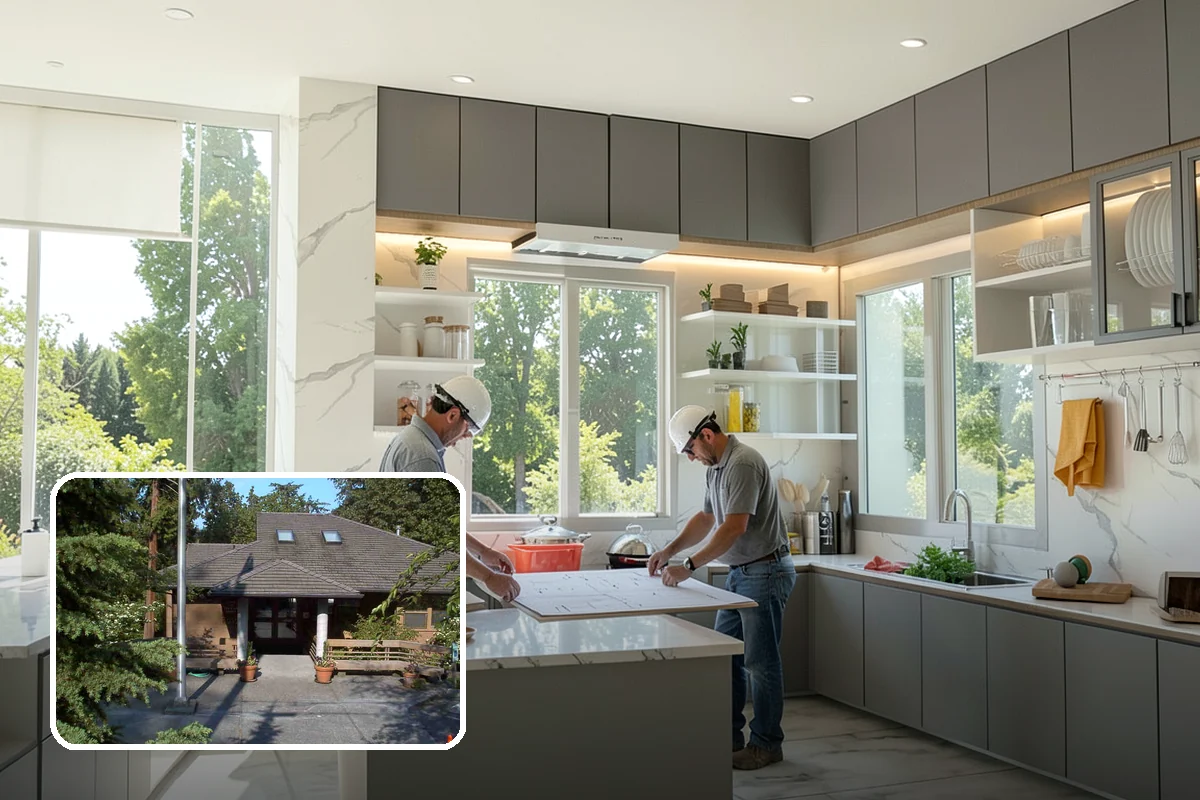 Inset Cabinet Installation in Yarrow Point, King County, WA - Refined, furniture-quality appearance