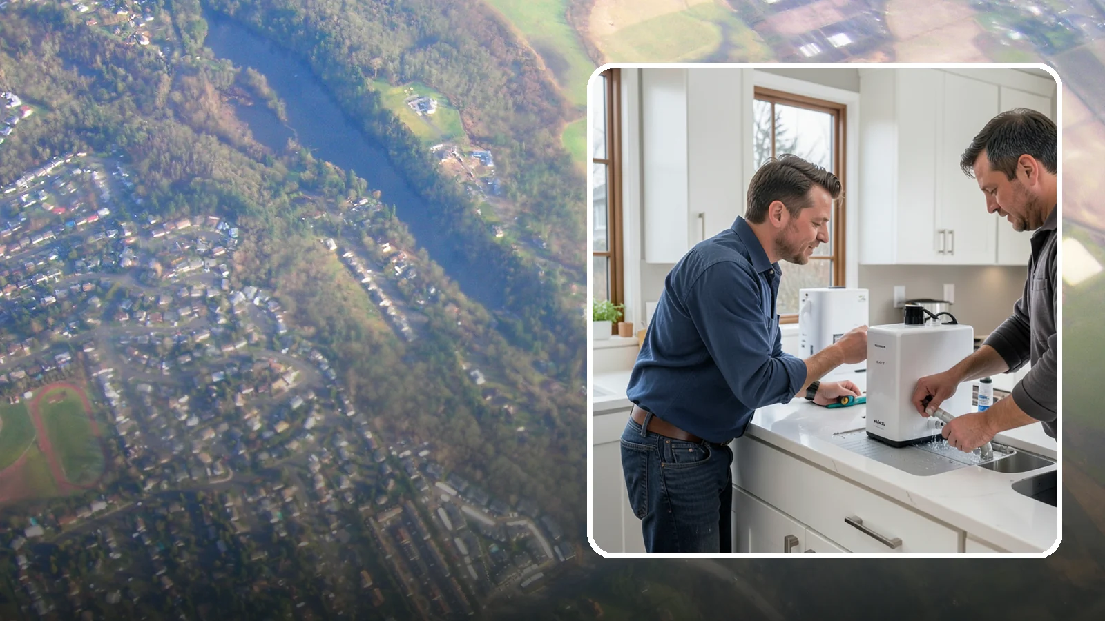 Instant Hot Water Installation in Algona, King County, WA - Installing an under-sink instant hot water dispenser for near-boiling water on demand at the tap.