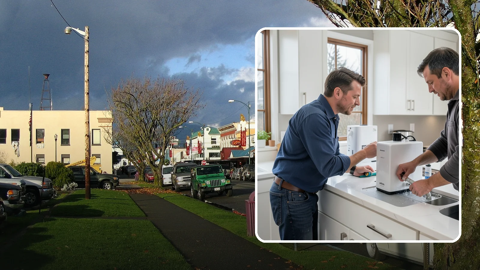 Instant Hot Water Installation in Arlington, Snohomish County, WA - Installing an under-sink instant hot water dispenser for near-boiling water on demand at the tap.