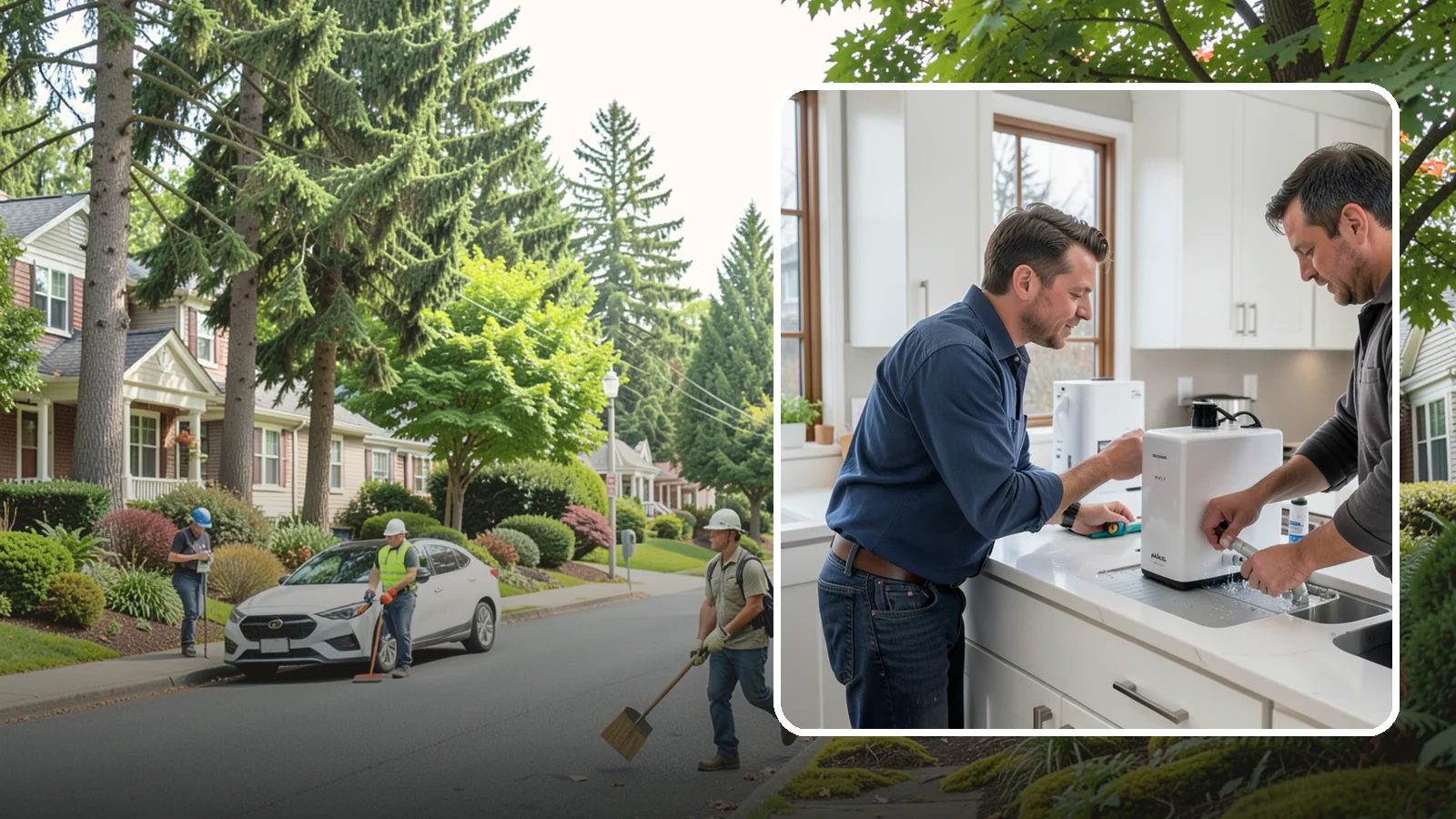 Instant Hot Water Installation in Beaux Arts Village, King County, WA - Installing an under-sink instant hot water dispenser for near-boiling water on demand at the tap.