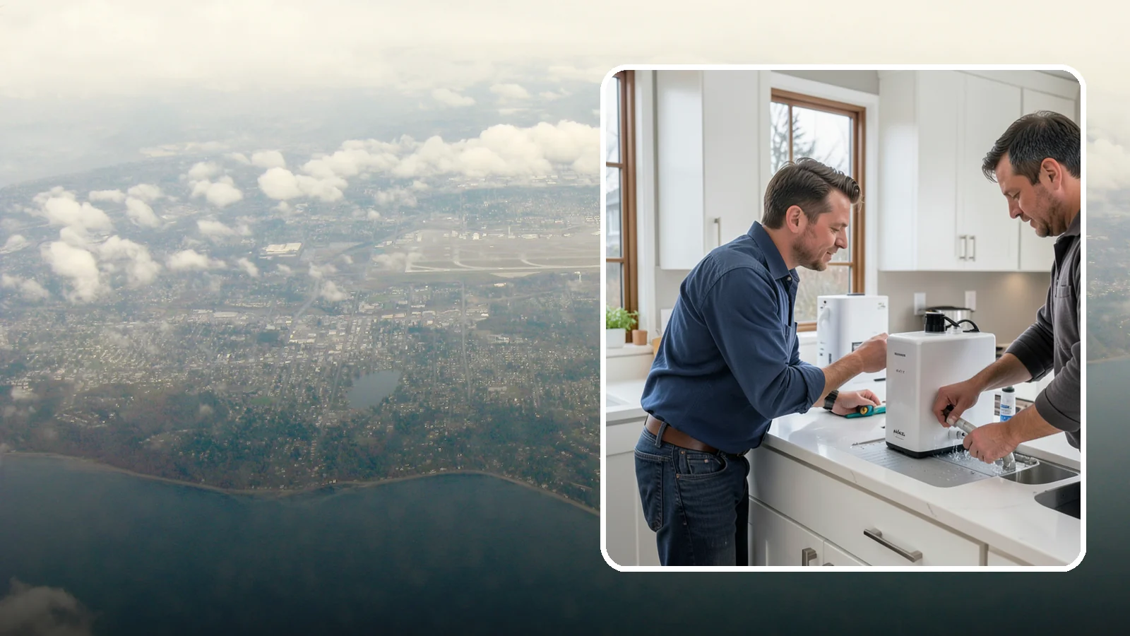 Instant Hot Water Installation in Burien, King County, WA - Installing an under-sink instant hot water dispenser for near-boiling water on demand at the tap.