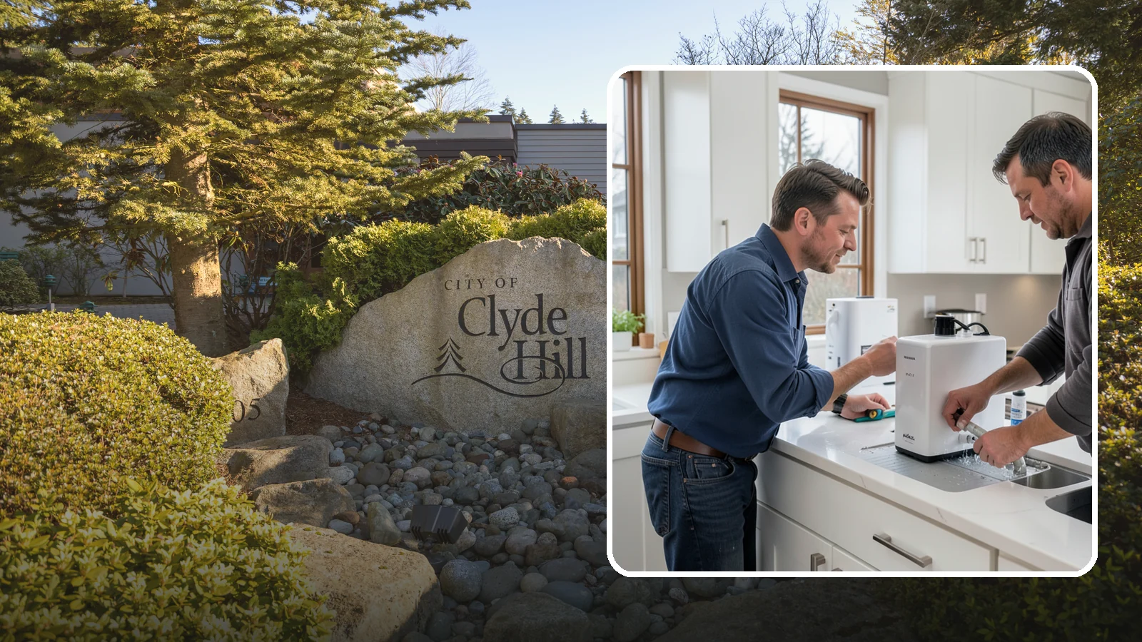 Instant Hot Water Installation in Clyde Hill, King County, WA - Installing an under-sink instant hot water dispenser for near-boiling water on demand at the tap.