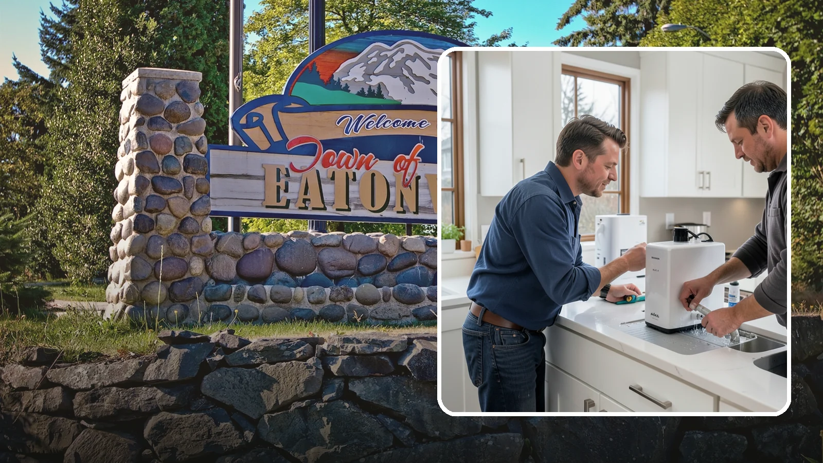 Instant Hot Water Installation in Eatonville, Pierce County, WA - Installing an under-sink instant hot water dispenser for near-boiling water on demand at the tap.