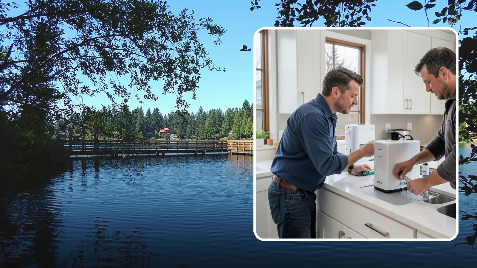Instant Hot Water Installation in Federal Way, King County, WA - Installing an under-sink instant hot water dispenser for near-boiling water on demand at the tap.
