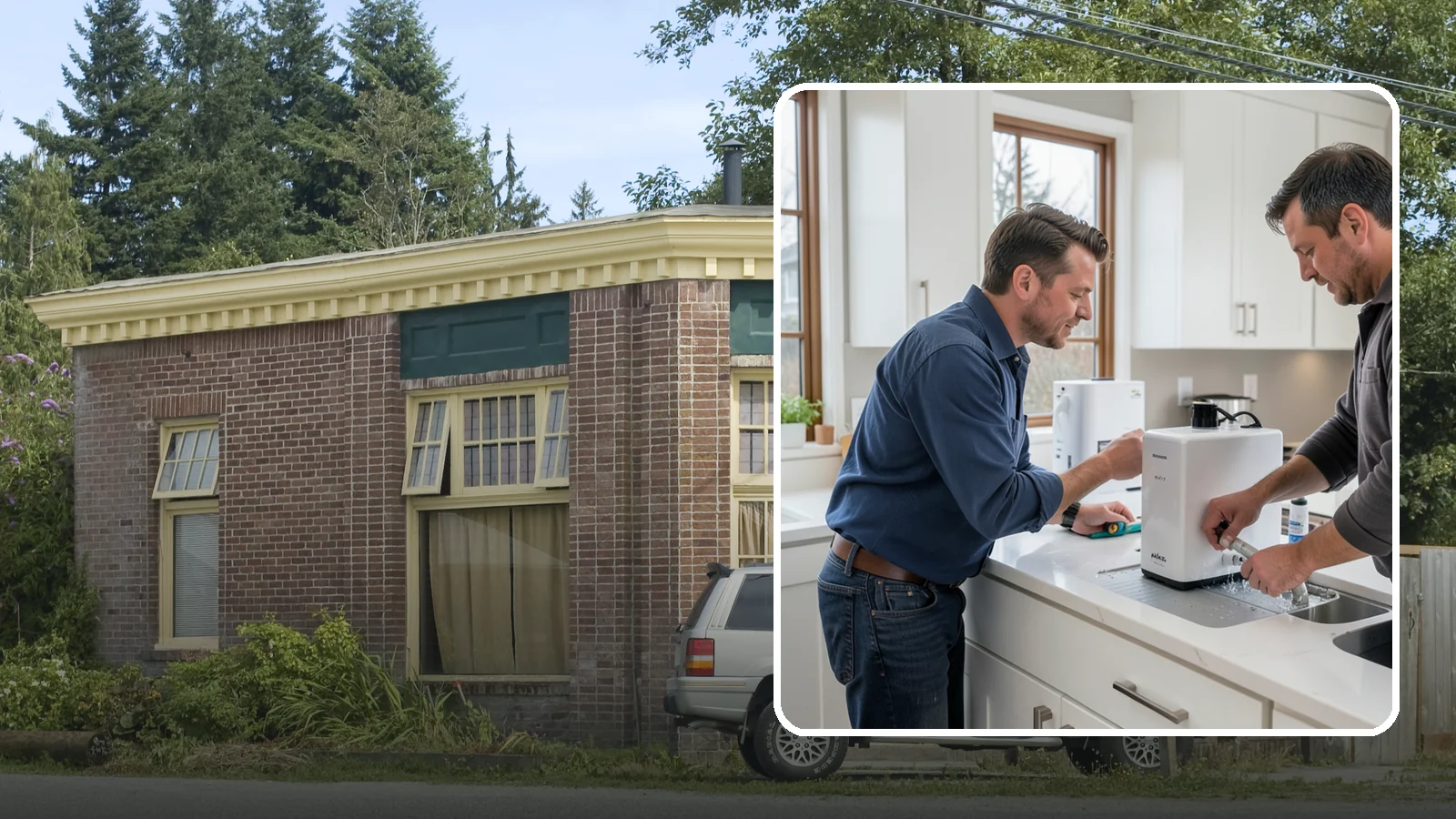 Instant Hot Water Installation in Hamilton, Skagit County, WA - Installing an under-sink instant hot water dispenser for near-boiling water on demand at the tap.
