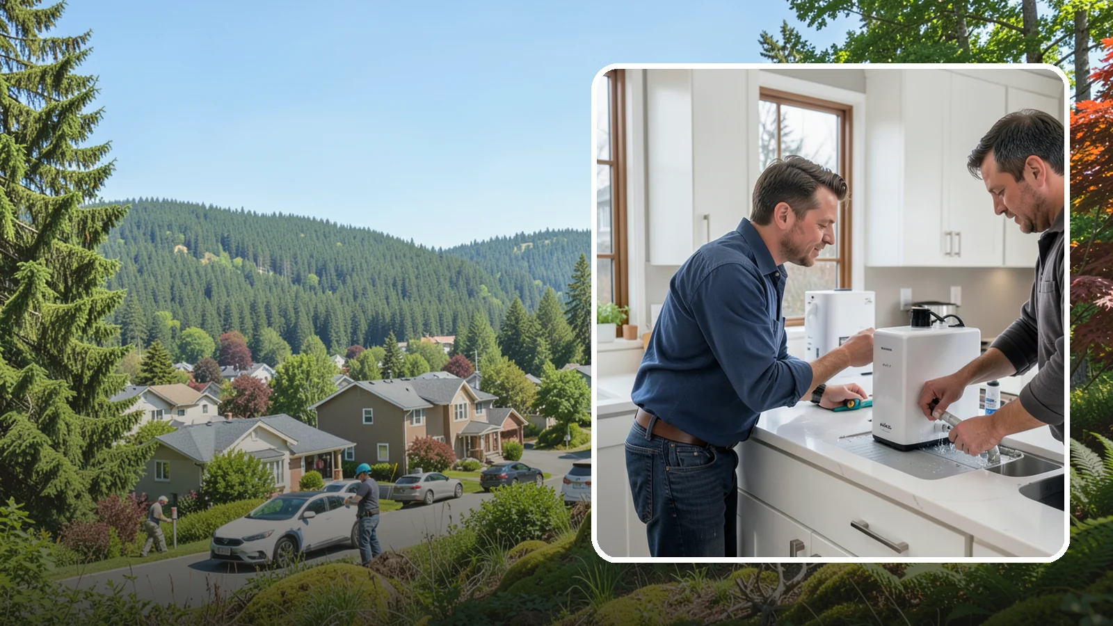 Instant Hot Water Installation in Index, Snohomish County, WA - Installing an under-sink instant hot water dispenser for near-boiling water on demand at the tap.