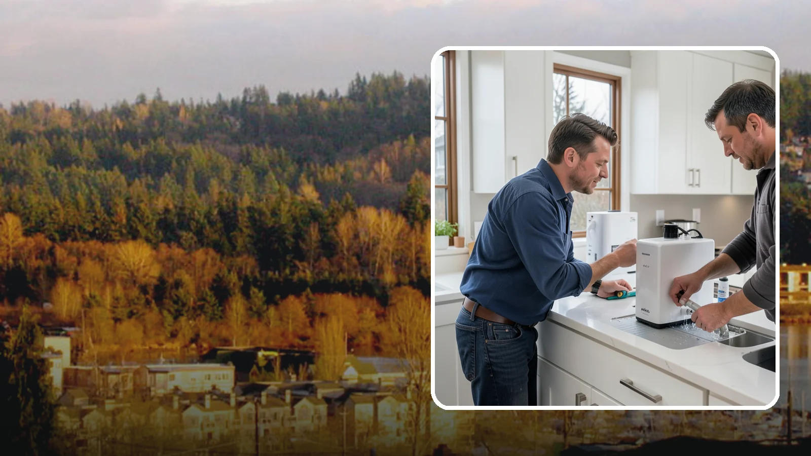 Instant Hot Water Installation in Kenmore, King County, WA - Installing an under-sink instant hot water dispenser for near-boiling water on demand at the tap.