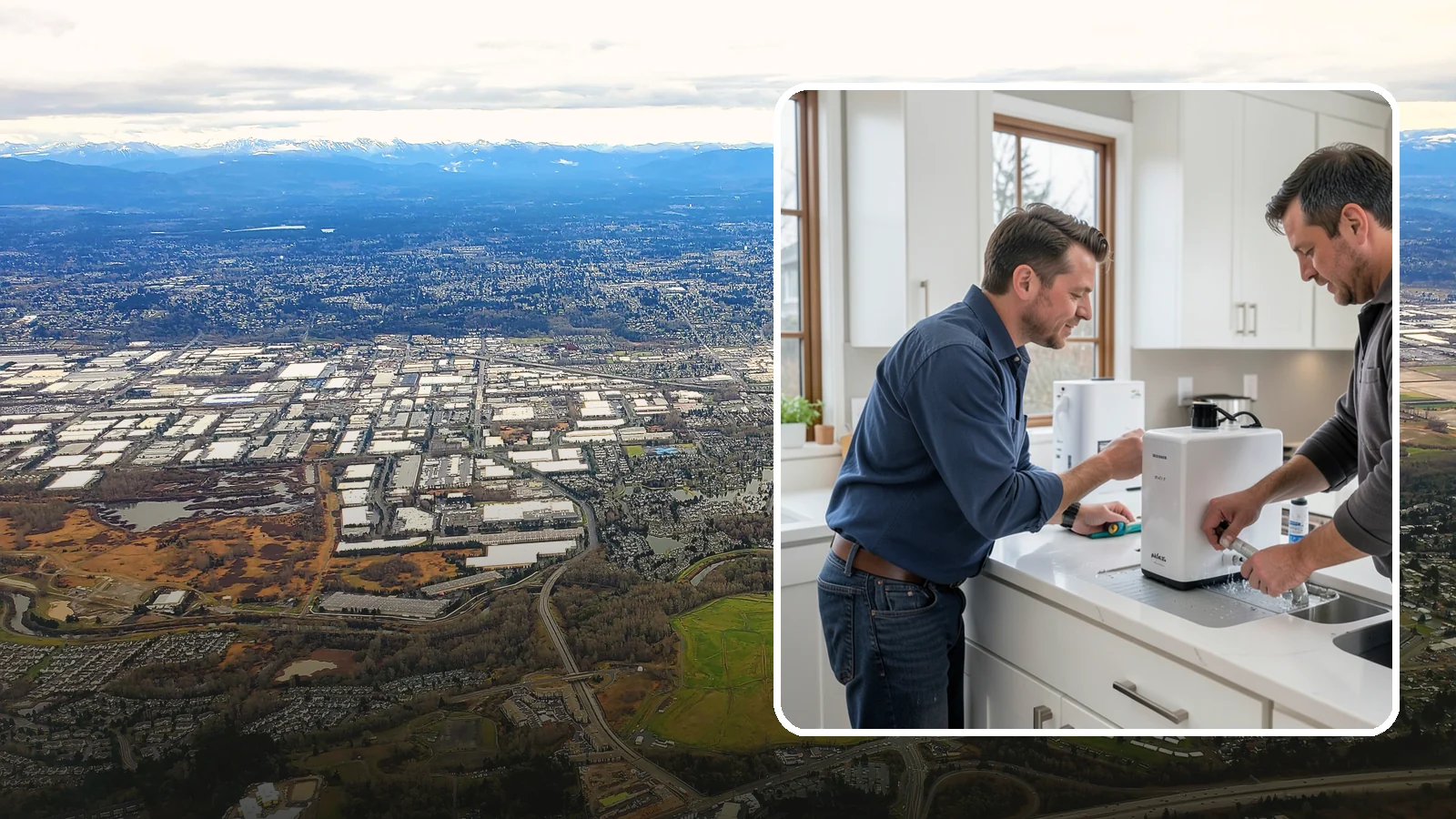 Instant Hot Water Installation in Kent, King County, WA - Installing an under-sink instant hot water dispenser for near-boiling water on demand at the tap.