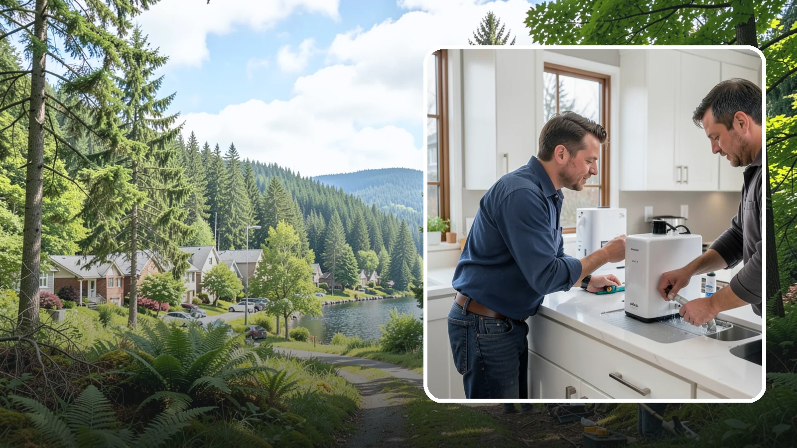 Instant Hot Water Installation in Lake Forest Park, King County, WA - Installing an under-sink instant hot water dispenser for near-boiling water on demand at the tap.