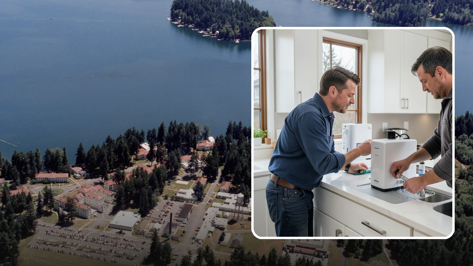 Instant Hot Water Installation in Lakewood, Pierce County, WA - Installing an under-sink instant hot water dispenser for near-boiling water on demand at the tap.