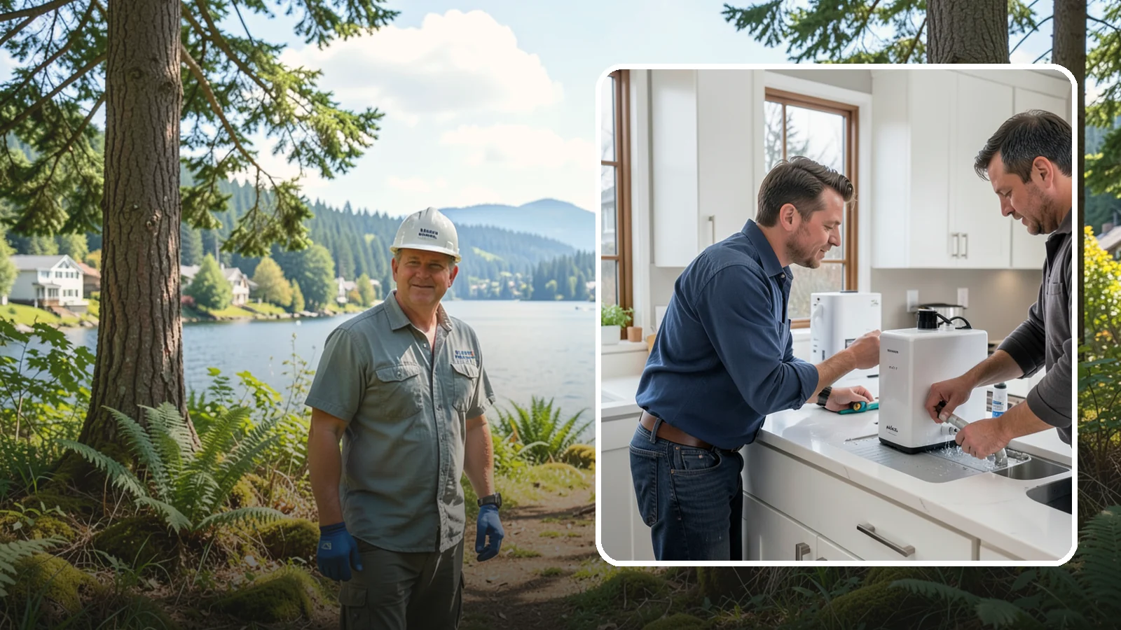 Instant Hot Water Installation in Milton, King County, WA - Installing an under-sink instant hot water dispenser for near-boiling water on demand at the tap.
