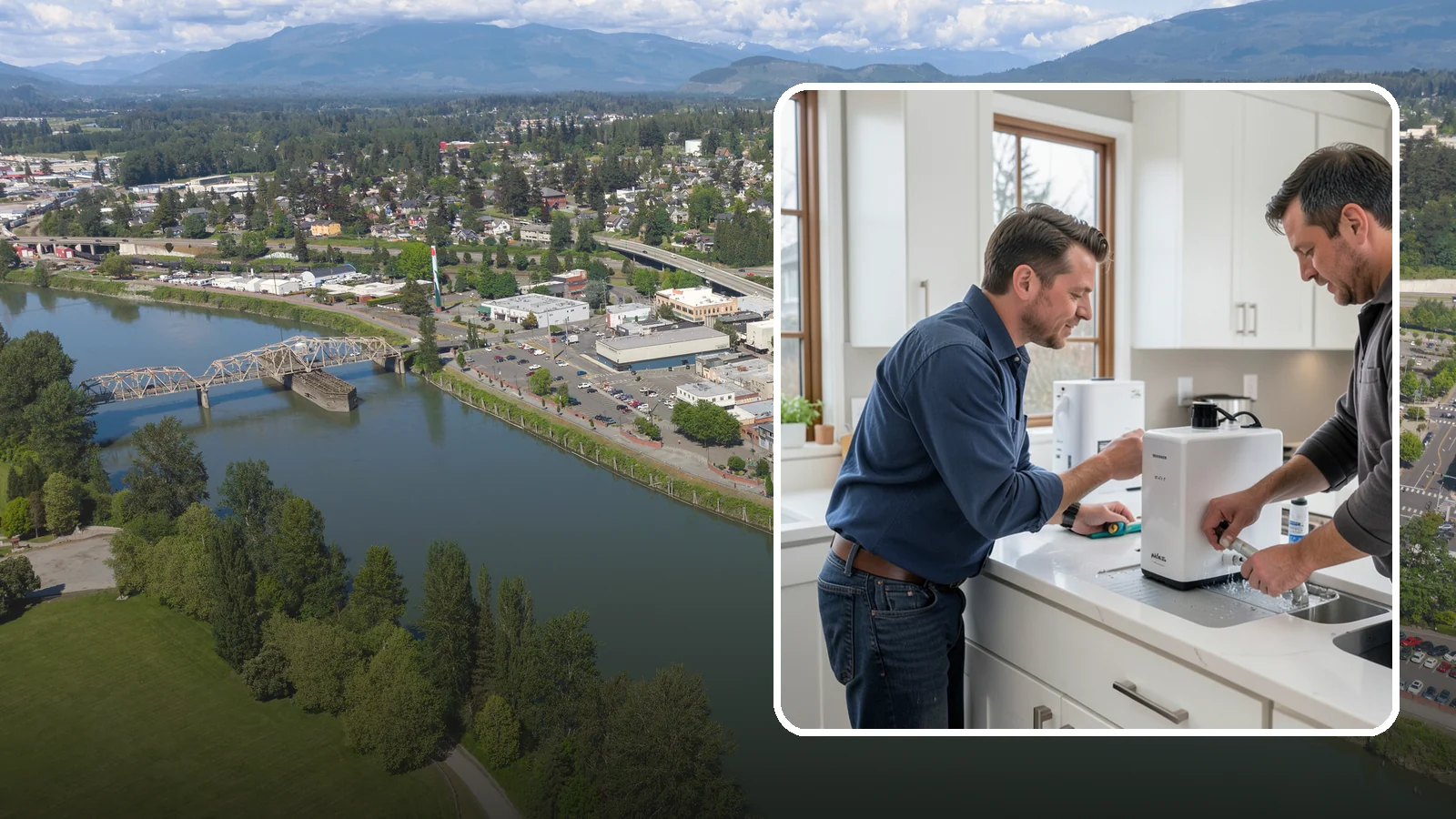 Instant Hot Water Installation in Mount Vernon, Skagit County, WA - Installing an under-sink instant hot water dispenser for near-boiling water on demand at the tap.