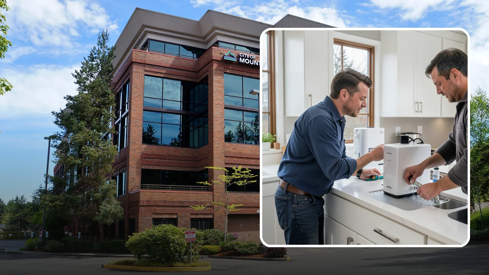 Instant Hot Water Installation in Mountlake Terrace, Snohomish County, WA - Installing an under-sink instant hot water dispenser for near-boiling water on demand at the tap.