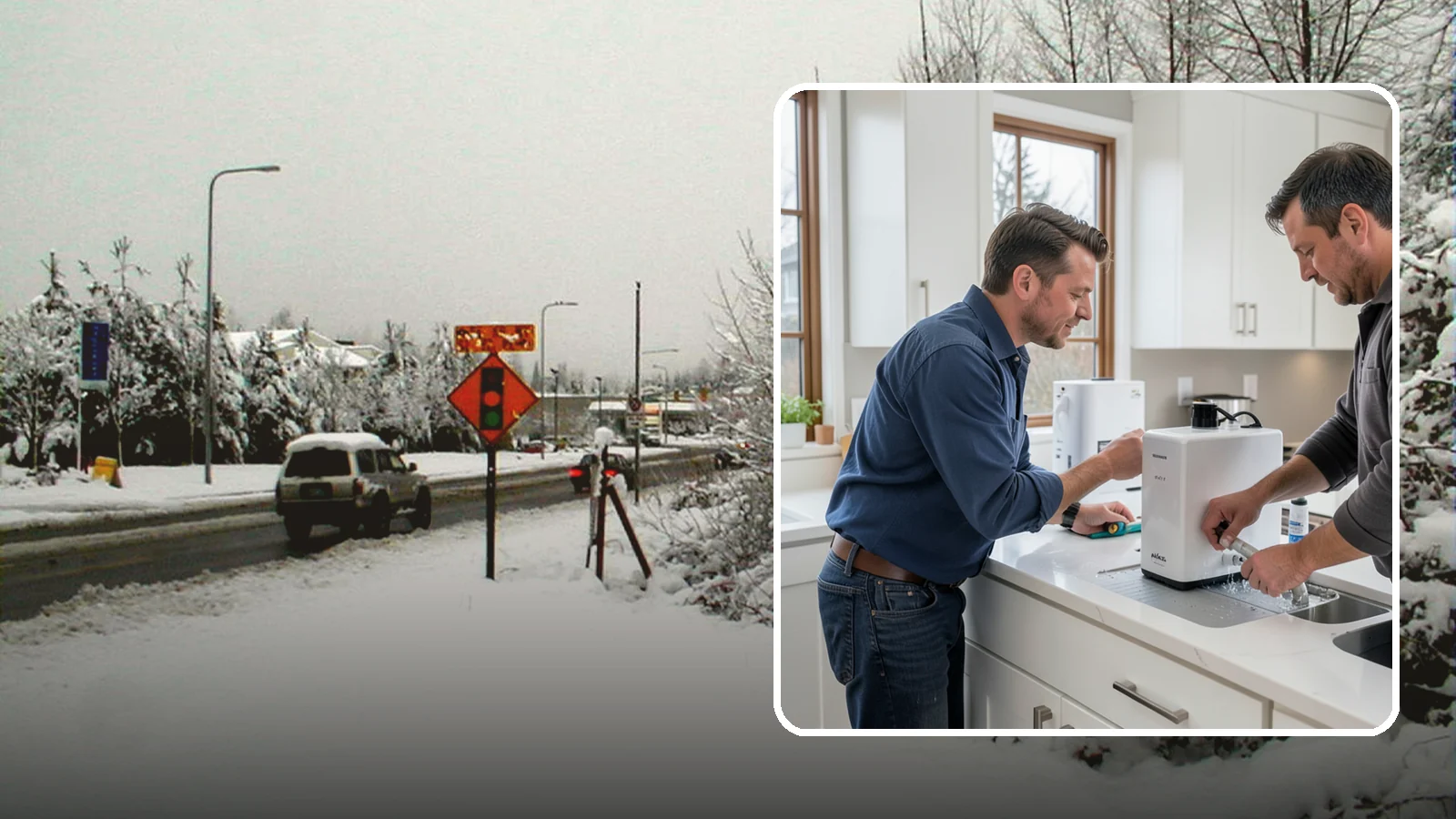 Instant Hot Water Installation in Newcastle, King County, WA - Installing an under-sink instant hot water dispenser for near-boiling water on demand at the tap.