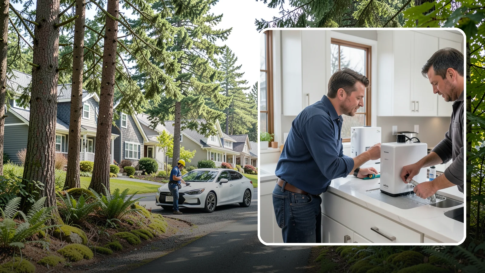 Instant Hot Water Installation in Normandy Park, King County, WA - Installing an under-sink instant hot water dispenser for near-boiling water on demand at the tap.