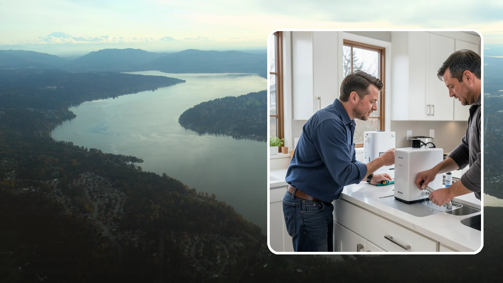 Instant Hot Water Installation in Sammamish, King County, WA - Installing an under-sink instant hot water dispenser for near-boiling water on demand at the tap.