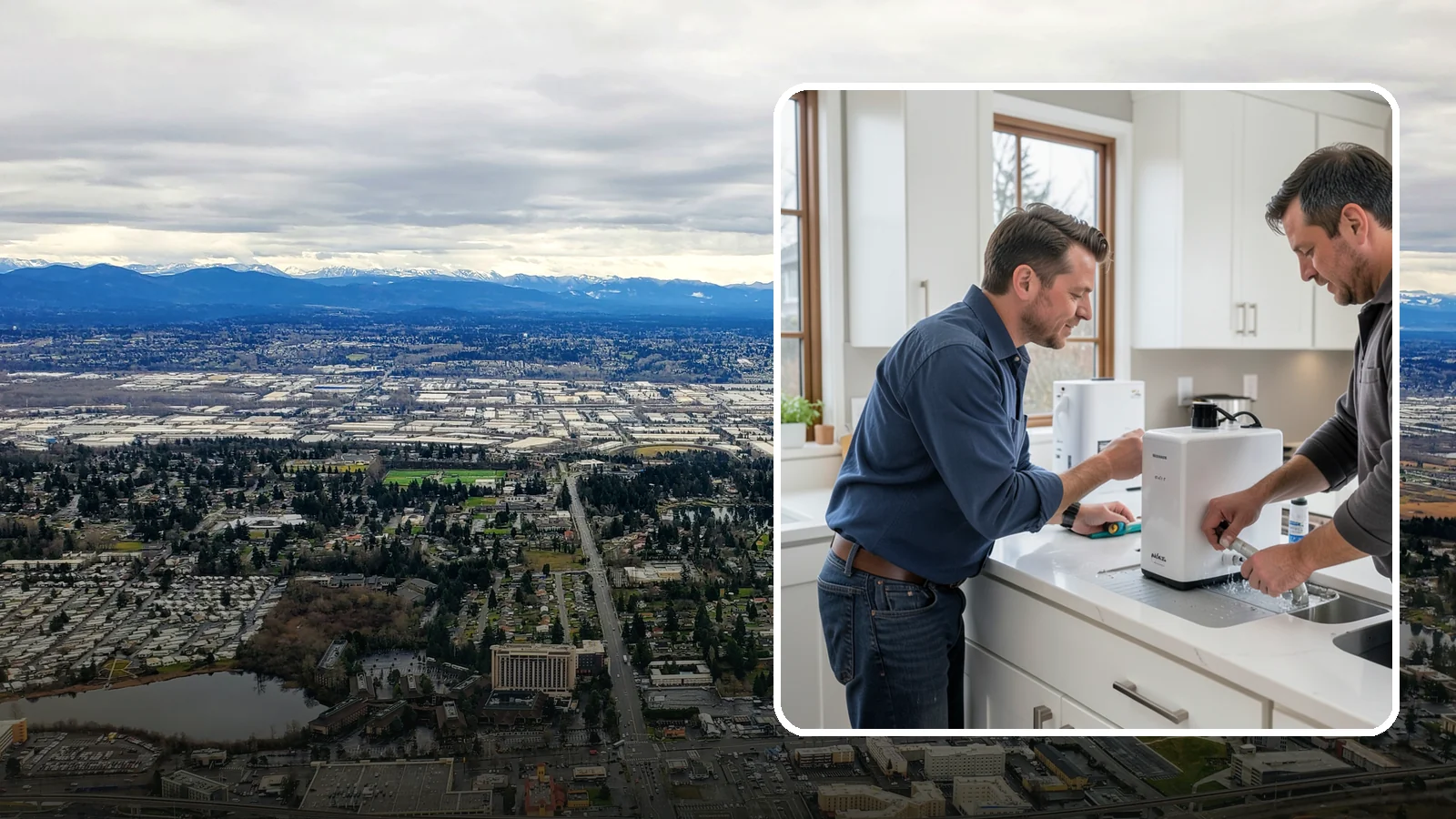Instant Hot Water Installation in SeaTac, King County, WA - Installing an under-sink instant hot water dispenser for near-boiling water on demand at the tap.