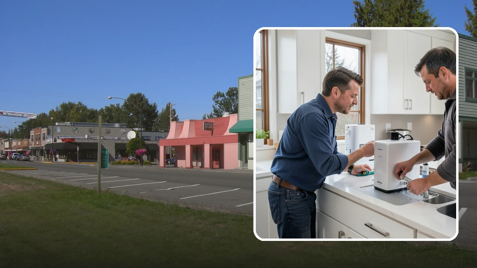 Instant Hot Water Installation in Snoqualmie, King County, WA - Installing an under-sink instant hot water dispenser for near-boiling water on demand at the tap.