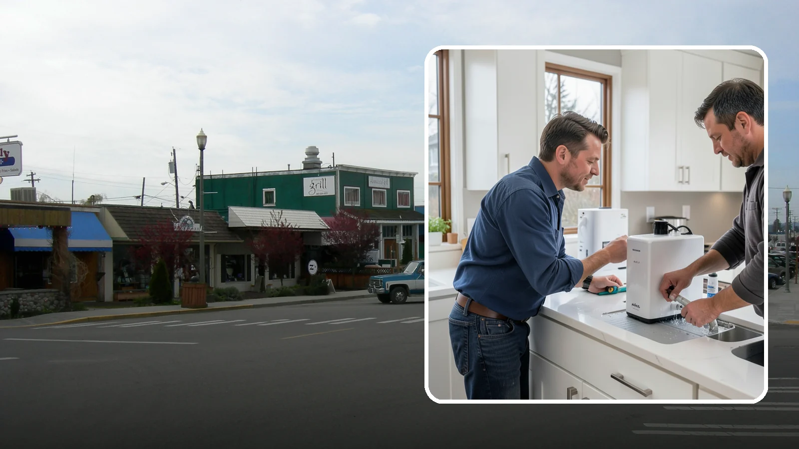 Instant Hot Water Installation in Stanwood, Snohomish County, WA - Installing an under-sink instant hot water dispenser for near-boiling water on demand at the tap.