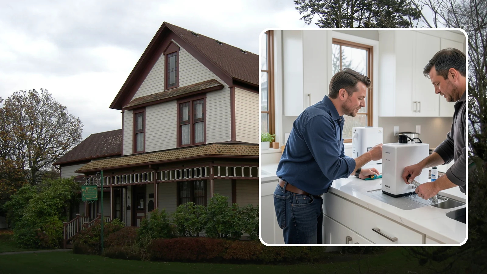 Instant Hot Water Installation in Sumner, Pierce County, WA - Installing an under-sink instant hot water dispenser for near-boiling water on demand at the tap.